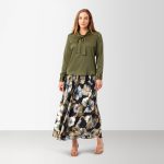 Karmamia savannah skirt maxi floral - Billede 5