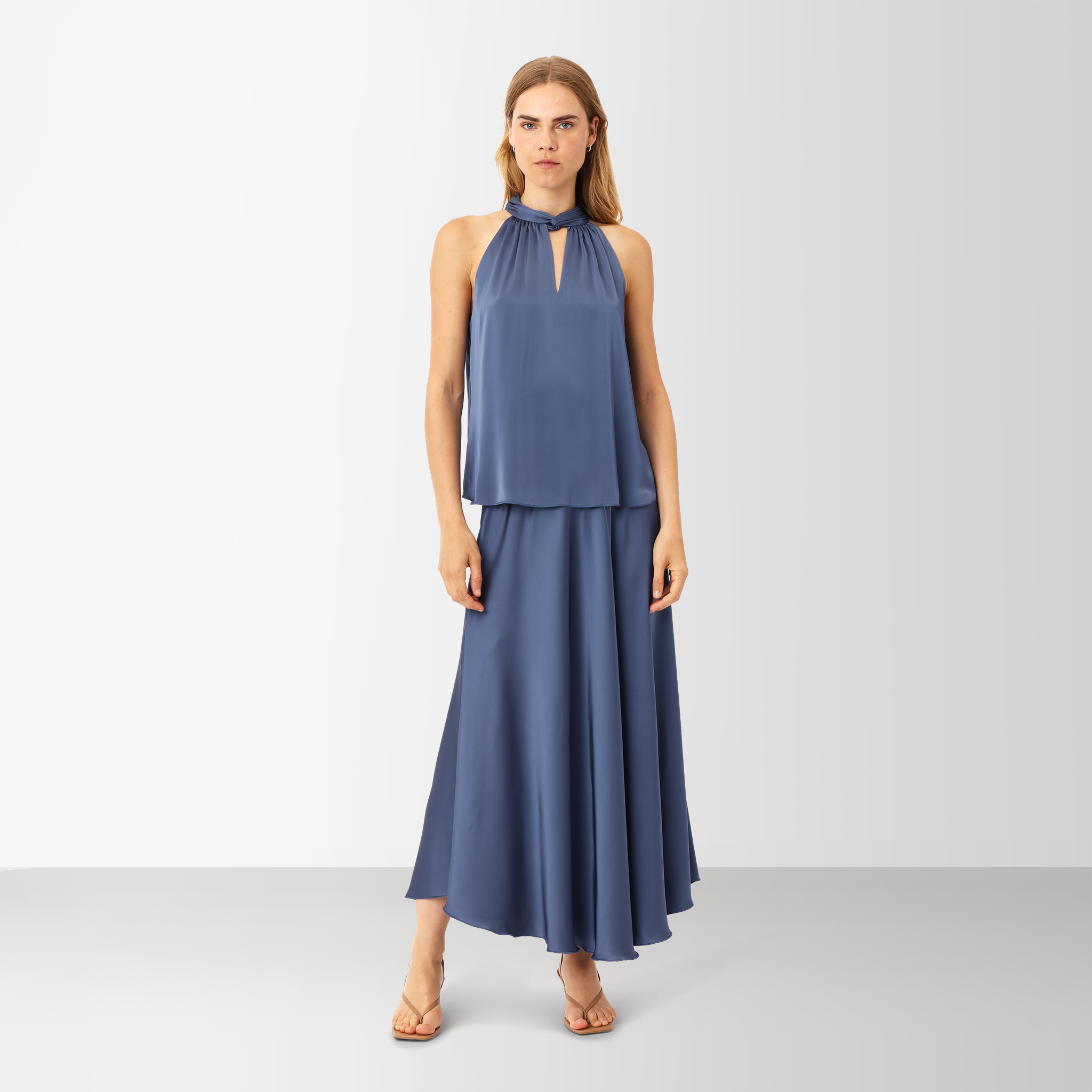 Karmamia savannah skirt semi rich crown blue - Billede 4