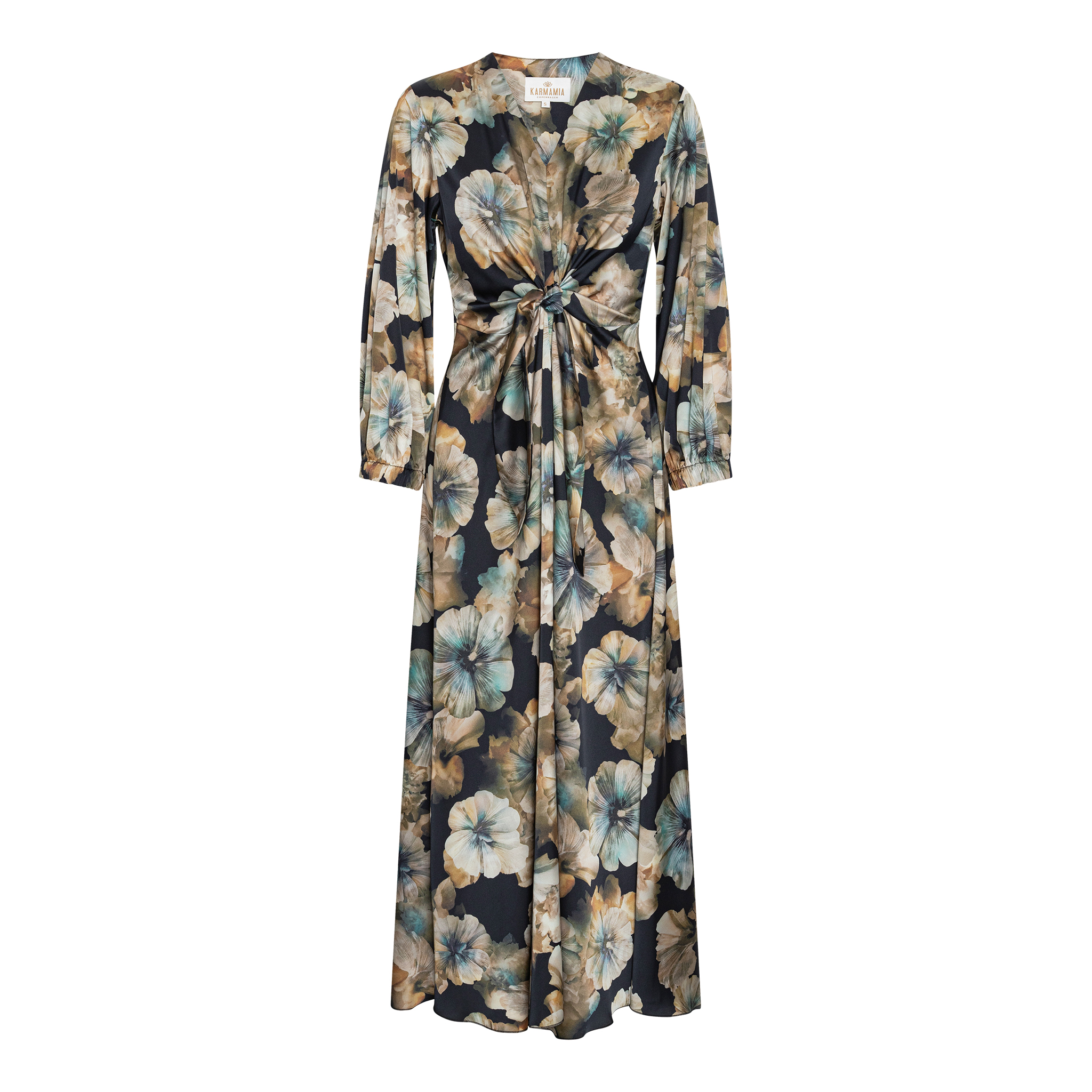 Karmamia faye dress 3/4 maxi floral