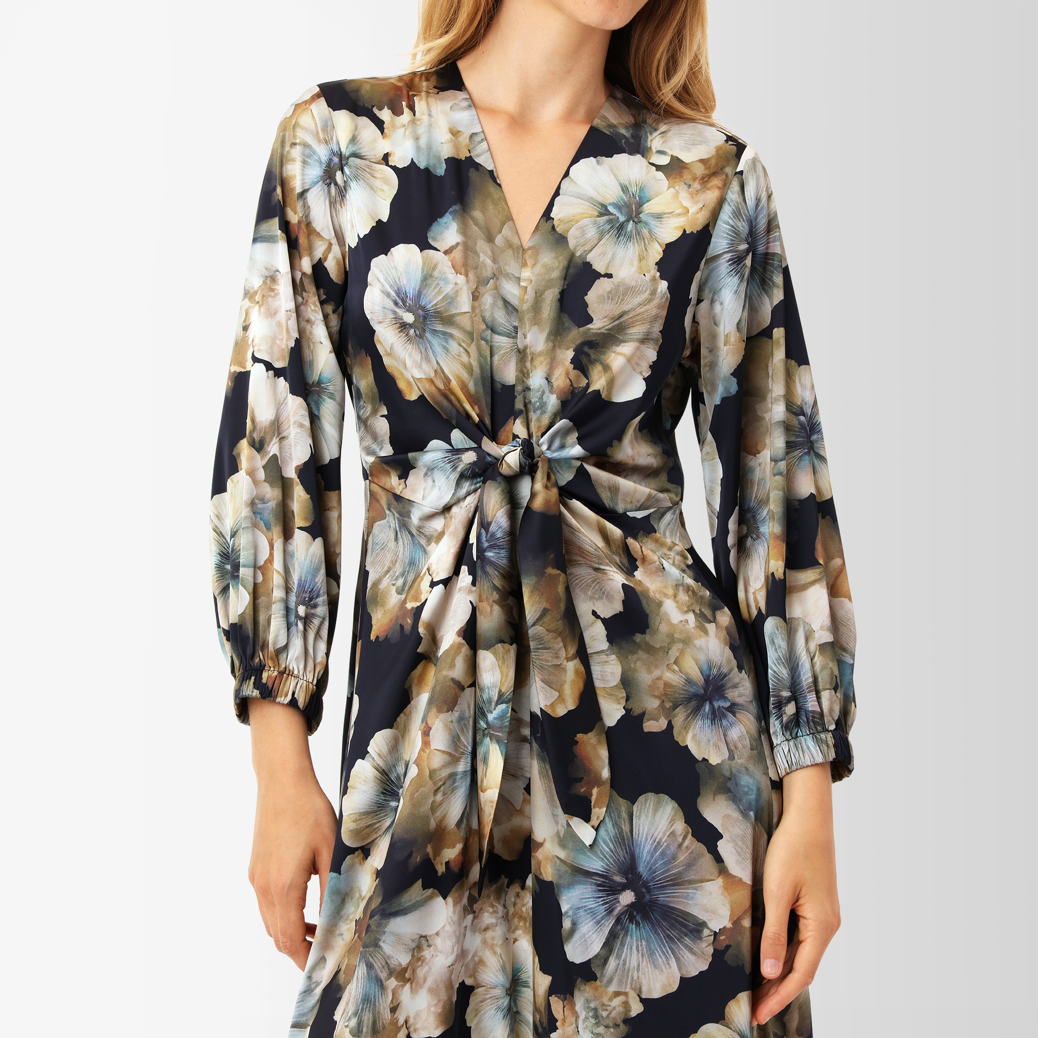 Karmamia faye dress 3/4 maxi floral - Billede 5