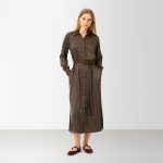 Karmamia jean dress houndstooth - Billede 4