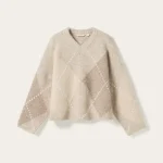 Noella lai knit beige mix