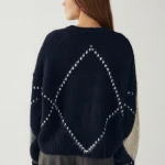 Noella lai knit navy mix - Billede 4