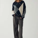 Noella lai knit navy mix - Billede 3