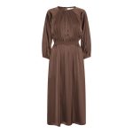 Karmamia rachel dress semi rich brown