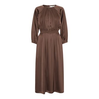 Karmamia rachel dress semi rich brown