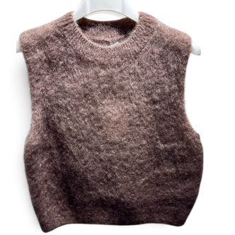 BB knit short sleeves brown