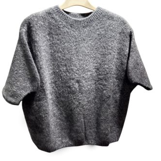 BB knit short sleeves grey
