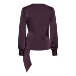 Karmamia ines blouse semi rich plum - Billede 2