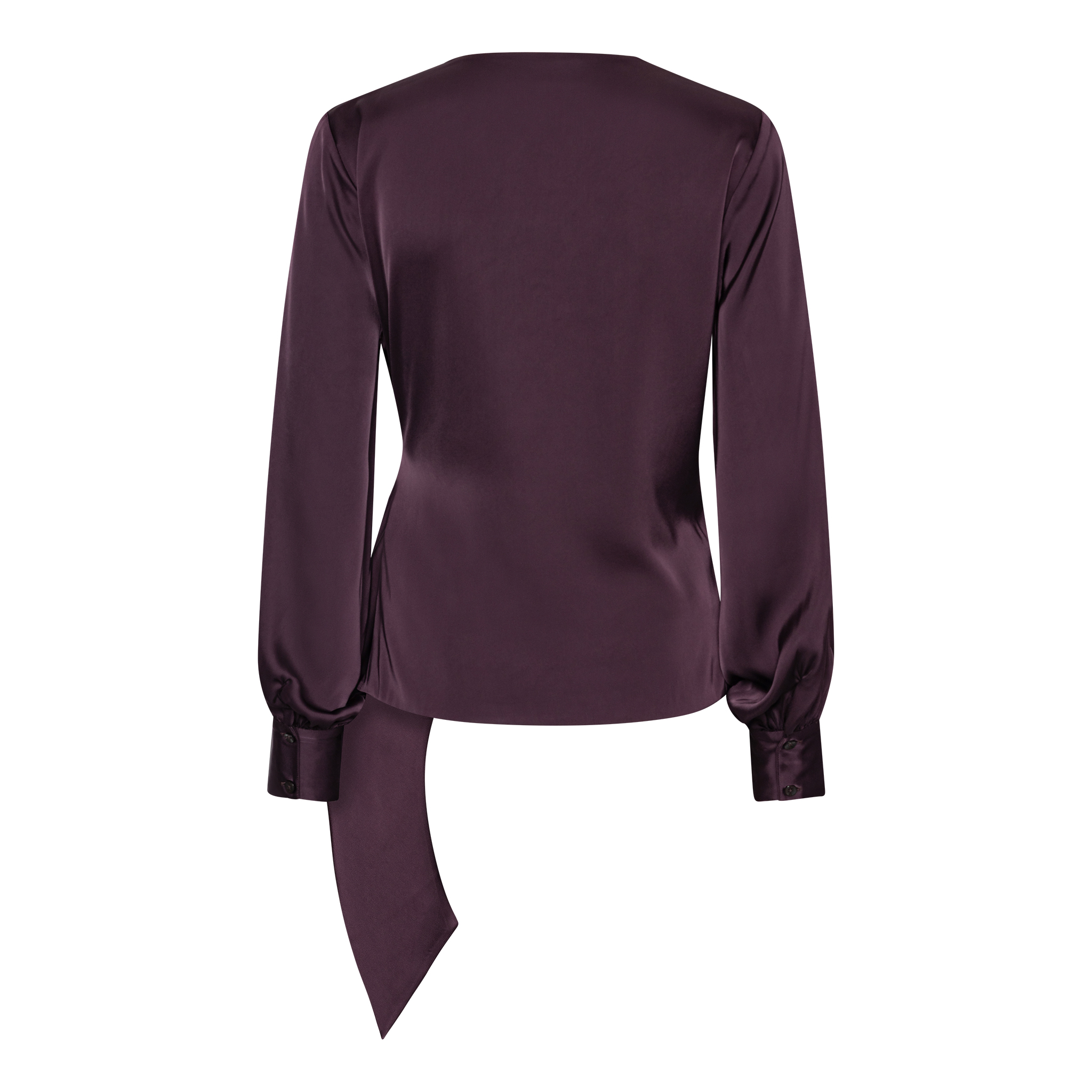 Karmamia ines blouse semi rich plum - Billede 2