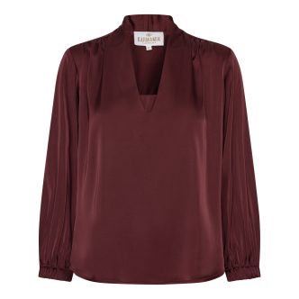 Karmamia jody blouse semi rich wine