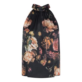 Karmamia lana top scarlett flower