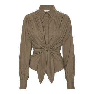 Karmamia lee shirt khaki green