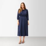 Karmamia rachel dress semi rich navy - Billede 4