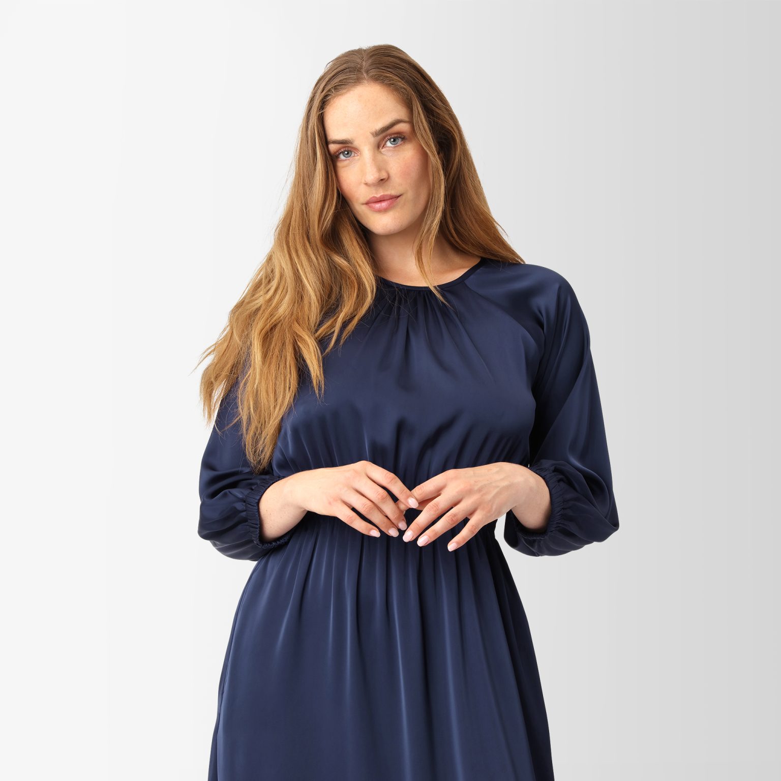 Karmamia rachel dress semi rich navy - Billede 5