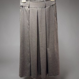 BB lund skirt brown check
