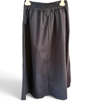 BB cotton skirt long black
