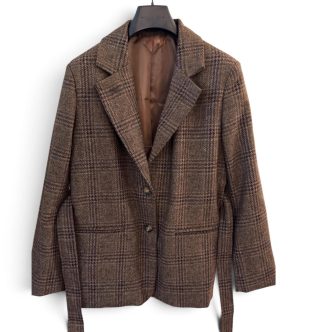 BB pattern blazer brown