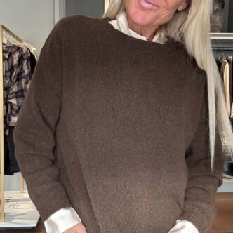 BB aby sweater brown