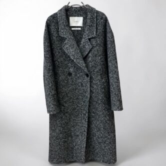 Lara mano coat black grey