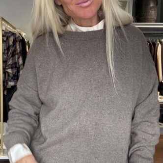 BB aby sweater taupe